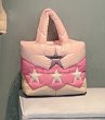 画像7: Star Down Puffer Tote Bag  スター星ダウントート ショルダーバッグ フェイクダウン 中綿入り  (7)