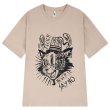 画像1: Tom and Jerry surprised Tom print Short Sleeve T-shirt　ユニセックス 男女兼用サプライズトムプリント半袖Tシャツ (1)