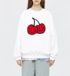 画像5: Women's KIRS cherry smiley round neck sweaterSweat Pullover　　ユニセックススマイルチェリースウェットプルオーバー  トレーナー (5)