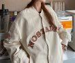 画像3: NOSTALGIA logo BASEBALL JACKET baseball uniform jacket blouson  ユニセックス 男女兼用NOSTALGIAコットンスタジアムジャンパー スタジャン MA-1 ボンバー ジャケット ブルゾン (3)