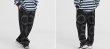 画像6: Unisex Circle logo denim pants print denim pants trousers 　男女兼用ユニセックス サークルロゴプリントカジュアルパンツ ジーンズ (6)