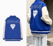 画像3: HEY BIG logo BASEBALL JACKET baseball uniform jacket blouson  ユニセックス 男女兼用HEY BIG スタジアムジャンパー スタジャン MA-1 ボンバー ジャケット ブルゾン (3)