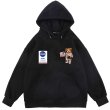 画像2: Unisex Nasa & Bear print hoodie  ユニセックス男女兼用ナサ＆ベアプリントフーディー スウェット パーカー (2)