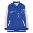 画像1: HEY BIG logo BASEBALL JACKET baseball uniform jacket blouson  ユニセックス 男女兼用HEY BIG スタジアムジャンパー スタジャン MA-1 ボンバー ジャケット ブルゾン (1)