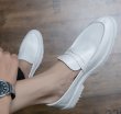 画像5: Men's leather platform loafers  メンズソフトレザー厚底 ローファー シューズ (5)