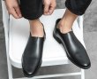 画像5: Men's leather British set feet loafers  メンズソフトレザー ブリティッシュ ローファー シューズ (5)