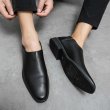 画像4: Men's leather British set feet loafers  メンズソフトレザー ブリティッシュ ローファー シューズ (4)