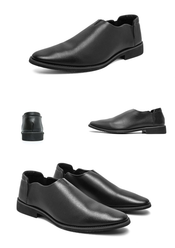 画像3: Men's leather British set feet loafers  メンズソフトレザー ブリティッシュ ローファー シューズ (3)