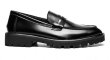 画像2: Men's leather platform loafers  メンズソフトレザー厚底 ローファー シューズ (2)