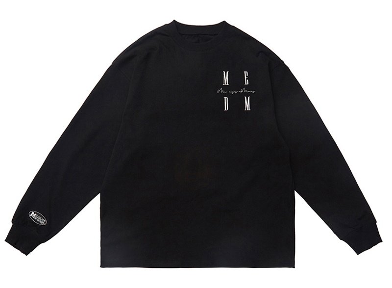画像4: MEDM long-sleeved t-shirt　ユニセックス 男女兼用MEDM lロゴ長袖Tシャツ (4)