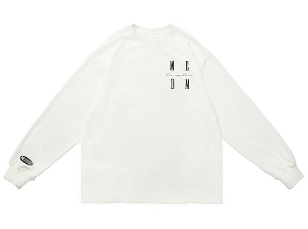 画像6: MEDM long-sleeved t-shirt　ユニセックス 男女兼用MEDM lロゴ長袖Tシャツ (6)