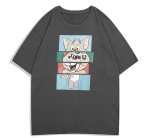 画像4: Tom and Jerry fall apart Tshirts 　男女兼用 トムとジェリーパズル プリント 半袖 Tシャツ (4)