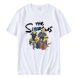 画像2: 22SS Unisex Simpson The Simpsons Family Tshirts 男女兼用 シンプソン シンプソンズ ファミリー プリント 半袖 Tシャツ (2)