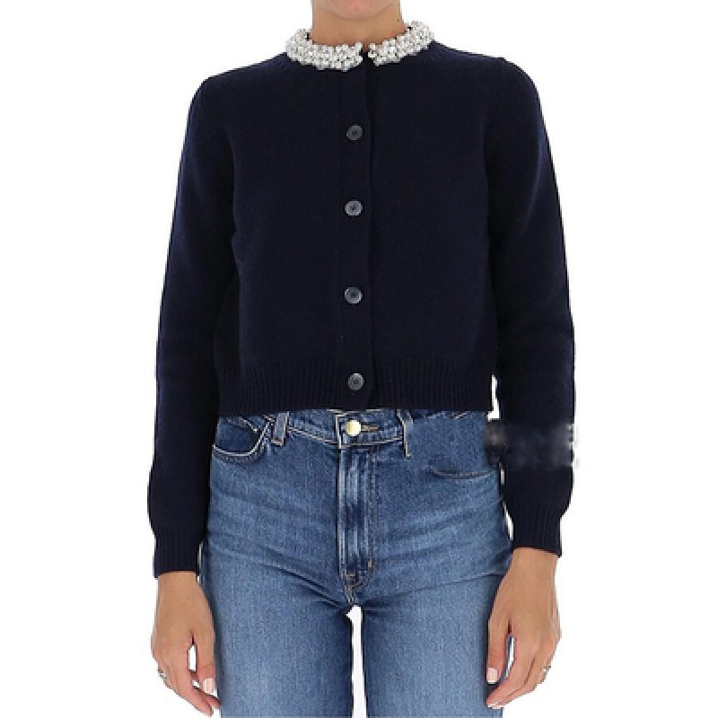 画像4: Women's Cardigan with pearls & bijou sweater　　真珠＆ビジュー付カーディガン (4)