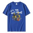 画像5: 22SS Unisex Simpson The Simpsons Family Tshirts 男女兼用 シンプソン シンプソンズ ファミリー プリント 半袖 Tシャツ (5)