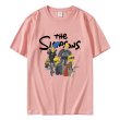 画像7: 22SS Unisex Simpson The Simpsons Family Tshirts 男女兼用 シンプソン シンプソンズ ファミリー プリント 半袖 Tシャツ (7)