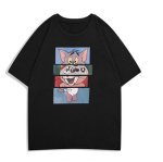 画像2: Tom and Jerry fall apart Tshirts 　男女兼用 トムとジェリーパズル プリント 半袖 Tシャツ (2)