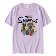 画像8: 22SS Unisex Simpson The Simpsons Family Tshirts 男女兼用 シンプソン シンプソンズ ファミリー プリント 半袖 Tシャツ (8)