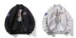 画像5: NASA astronaut jacketair force pilot jacket BASEBALL JACKET baseball uniform jacket blouson  ユニセックス 男女兼用NASA宇宙飛行士パイロットジャケットスタジアムジャンパー スタジャン MA-1 ボンバー ジャケット ブルゾン (5)