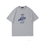 画像3: Damier Surfing Bear Print Tshirts 　男女兼用  ダミエサーファーベア熊プリント 半袖 Tシャツ (3)