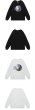 画像4: Smile earth Print  sweatshirt　ユニセックス男女兼用 スマイルアースプリントスウェットトレーナー Tシャツ (4)