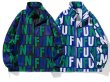 画像5: Letter print stand collar jacket windbreaker blouson  ユニセックス 男女兼用レタープリントスタンドカラージャケットウインドブレーカー (5)