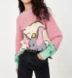 画像5: Women's  Dumbo Elephant Cool Neck SweaterLong Sleeve  Pullover　象のダンボ長袖セーター プルオーバー  (5)