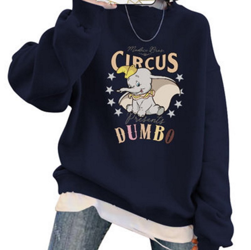 画像7:  Circus Dumbo Print Pullover Trainersweatshirt   ユニセックス 男女兼用サーカスダンボスウェットシャツ トレーナー (7)