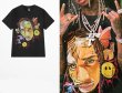 画像3: Smile & hip hop photo Print Tshirts 　男女兼用スマイル＆ヒップホップフォトプリント 半袖 Tシャツ (3)