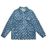 画像6: Damage pattern denim G Jean jacket blouson  ユニセックス 男女兼用ダメージ模様デニムGジャン ジャケット ブルゾン (6)