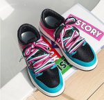 画像3: Leather  BANG colorful lace-up sneakers　BANGカラフルレザー レースアッープ スニーカー (3)