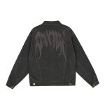 画像3:  embroidered washed denim jacket  G Jean blouson  ユニセックス 男女兼用 刺繍ウォッシュデニムジャケット Gジャン ジャケット ブルゾン (3)