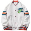 画像1: Cotton E emblem  BASEBALL JACKET baseball uniform jacket blouson  ユニセックス 男女兼用コットンEエンブレムジャケットスタジアムジャンパー スタジャン MA-1 ボンバー ジャケット ブルゾン (1)