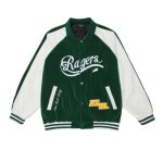 画像3: Loose gold velvet stitch  BASEBALL JACKET baseball uniform jacket blouson  ユニセックス 男女兼用ベルベットステッチジャケットスタジアムジャンパー スタジャン MA-1 ボンバー ジャケット ブルゾン (3)