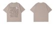 画像3: alphabet print short-sleeved T-shirt　男女兼用ヒップホップアルファベットプリント半袖 Tシャツ (3)