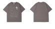 画像4: alphabet print short-sleeved T-shirt　男女兼用ヒップホップアルファベットプリント半袖 Tシャツ (4)