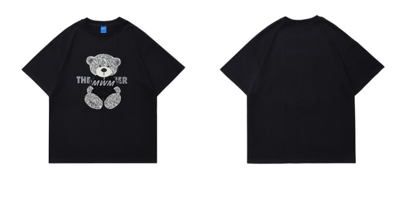 画像6: Bear teddy bear Short Sleeve T-shirt 男女兼用ユニセックス熊テディーベア半袖 Tシャツ (6)