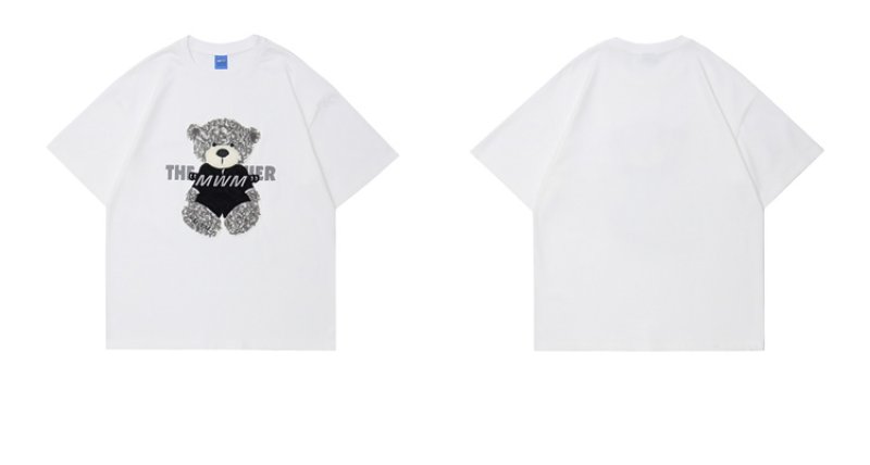 画像5: Bear teddy bear Short Sleeve T-shirt 男女兼用ユニセックス熊テディーベア半袖 Tシャツ (5)