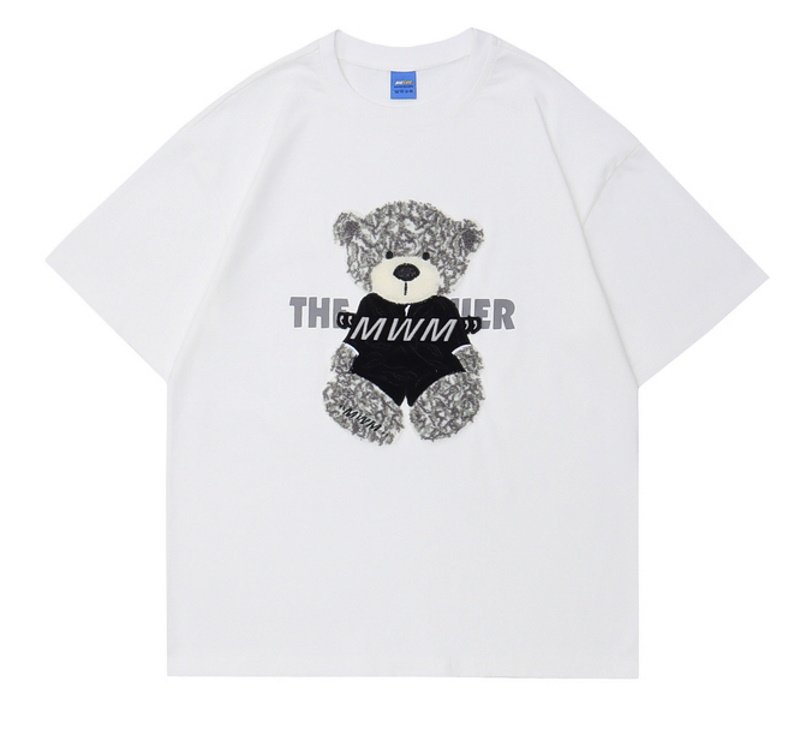 画像2: Bear teddy bear Short Sleeve T-shirt 男女兼用ユニセックス熊テディーベア半袖 Tシャツ (2)