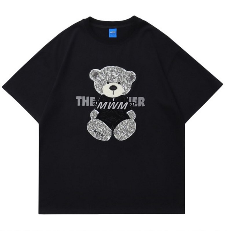 画像3: Bear teddy bear Short Sleeve T-shirt 男女兼用ユニセックス熊テディーベア半袖 Tシャツ (3)
