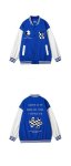 画像5: Jigsaw puzzle embroidery BASEBALL JACKET baseball uniform jacket blouson  ユニセックス 男女兼用ジグソーパズル刺繍コットンスタジアムジャンパー スタジャン MA-1 ボンバー ジャケット ブルゾン (5)