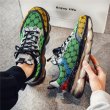 画像7: Colorful monogram air sole platform lace-up sneakers　カラフルモノグラムエアーソール厚底レースアップスニーカー (7)