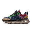 画像1: Colorful monogram air sole platform lace-up sneakers　カラフルモノグラムエアーソール厚底レースアップスニーカー (1)