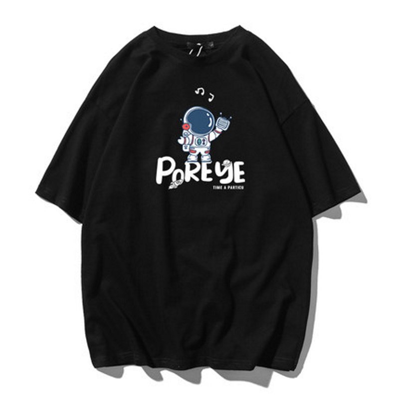 画像3:  Unisex NASA Astronaut PrintT-shirt 　ユニセックス 男女兼用NASA宇宙飛行士 プリント 半袖 Tシャツ (3)