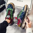 画像5: Colorful monogram air sole platform lace-up sneakers　カラフルモノグラムエアーソール厚底レースアップスニーカー (5)