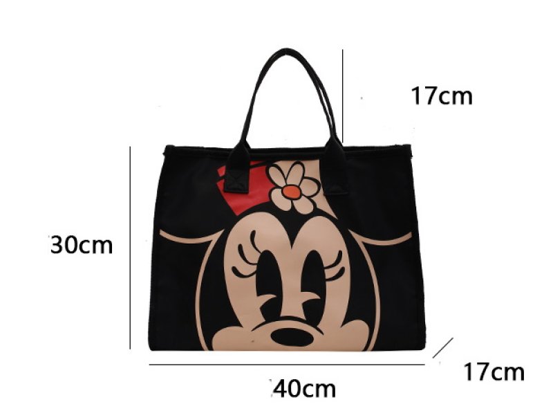 画像6: Mickey & Minnie & Donald Duck Canvas Tote Shoulder Bag ユニセックス男女兼用ミッキー&ミニー&ドナルドダックキャンバスエコトート ショルダーバッグ  (6)