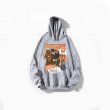 画像4:  men and women Hip hop photo Hoodie Sweatshirt　ユニセックス男女兼用ヒップホップフォトフーディパーカースウェット  (4)