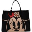 画像1: Mickey & Minnie & Donald Duck Canvas Tote Shoulder Bag　ユニセックス男女兼用ミッキー＆ミニー＆ドナルドダックキャンバスエコトート ショルダーバッグ  (1)