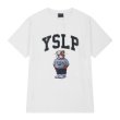画像1: YSLP BulldogT-shirt 　ユニセックス 男女兼用YSLP ブルドッグプリント 半袖 Tシャツ (1)