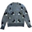 画像7: Women's Mickey Mouse crochet cardigan  ミッキーマウス編み込み長袖カーディガンセーター  (7)